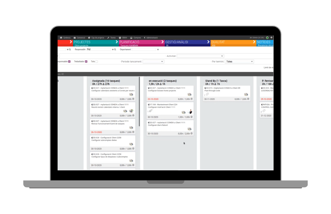 Tareas Kanban CONEIX