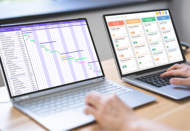 Gantt vs Kanban